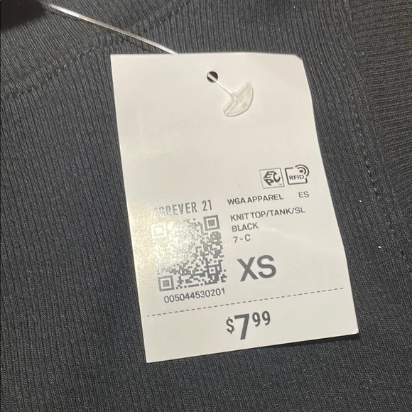 Forever 21 Blue and Black Tank Tops - Picture 5 of 6